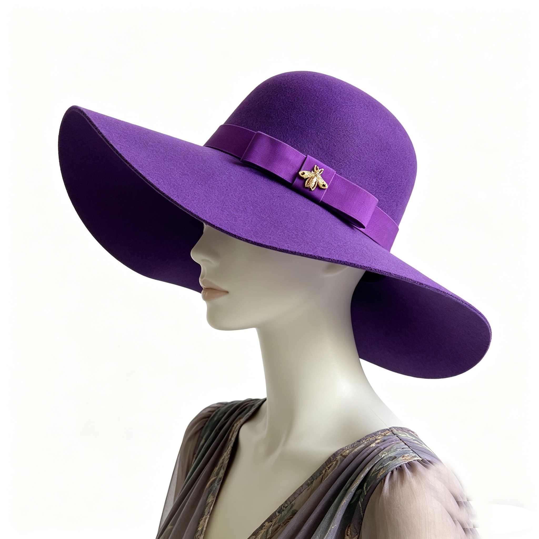 Women Fedora Hat Vintage Lady  - đánh giá và giá Hat Floppy Wide