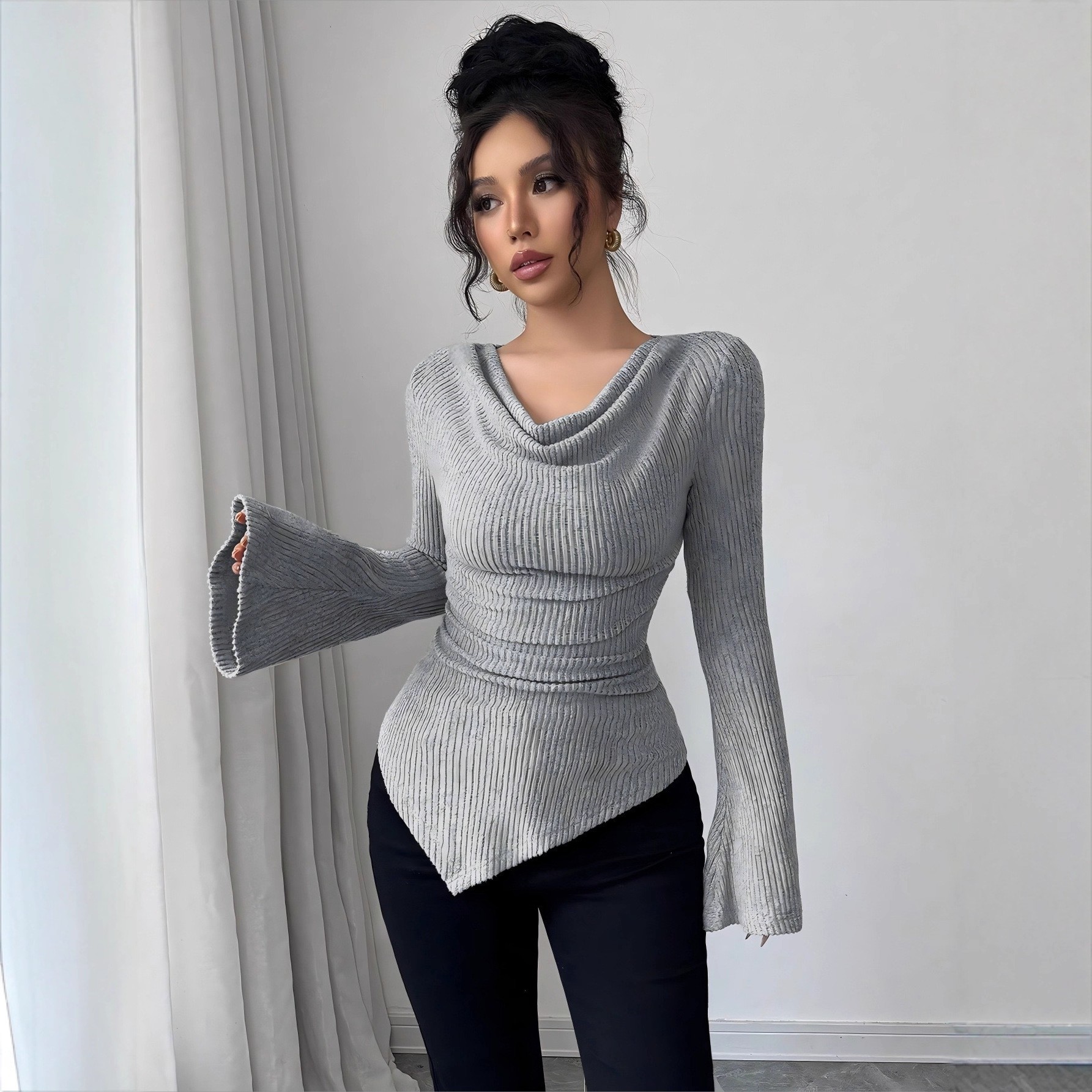 Women's Blouse Longsleeve Soli - đánh giá và giá Blouse Off Shoulder