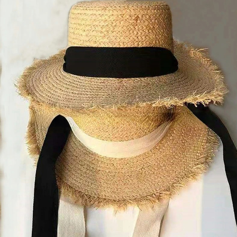 Japanese Cute Raffia Woven Sun - đánh giá và giá Hat Floppy Wide