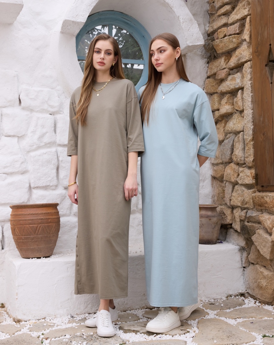 AS SS26 oversize loose T-shirt - đánh giá và giá Linen Dress Wrap