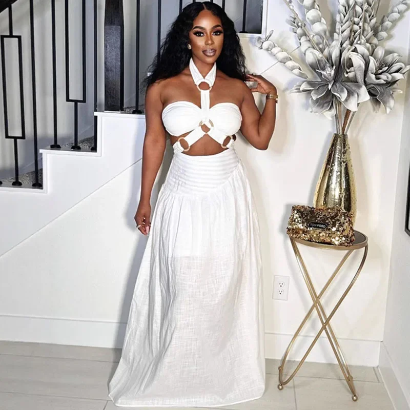Sexy Halter Backless Maxi Dres - đánh giá và giá Maxi Dress Halter