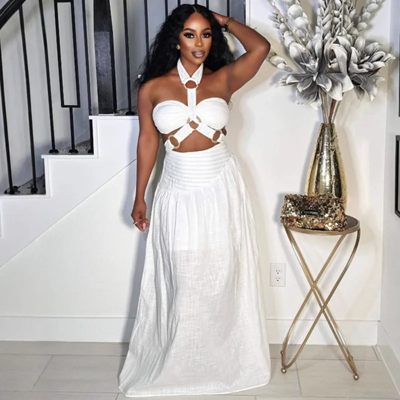 Sexy Halter Backless Maxi Dres - đánh giá và giá Maxi Dress Halter