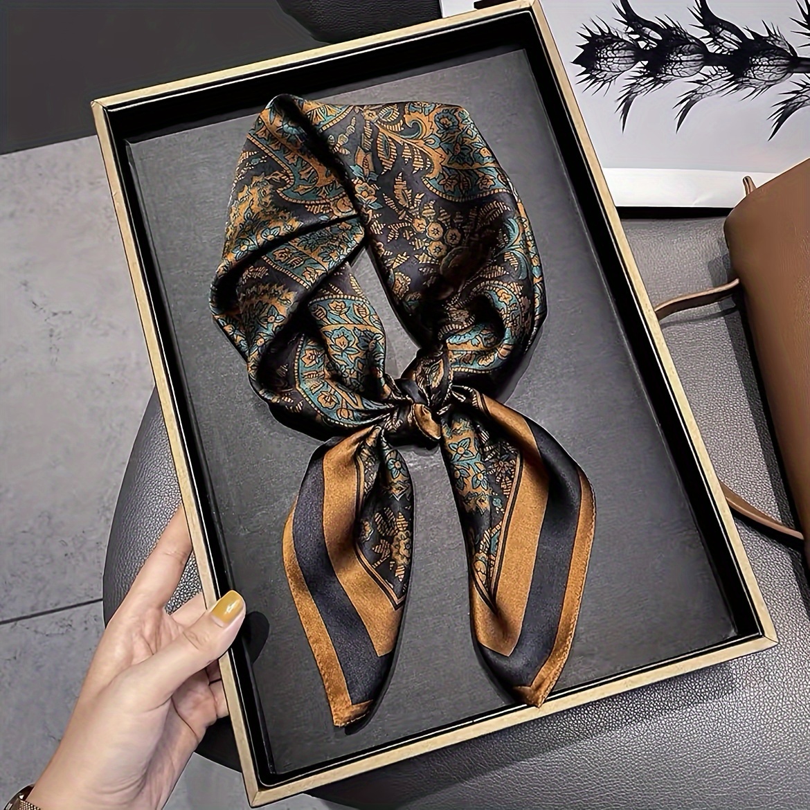 Fashionable Imitation Silk Sca - đánh giá và giá Headband Summer Knit