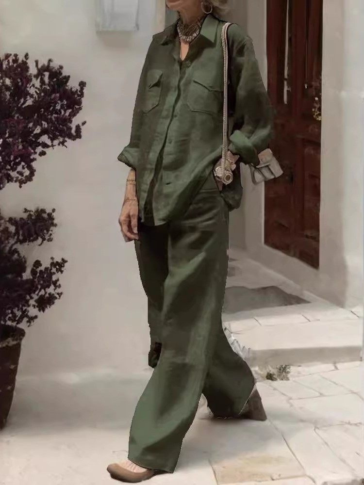 Fashion Solid Cotton Linen Shi - đánh giá và giá Linen Pant Wide