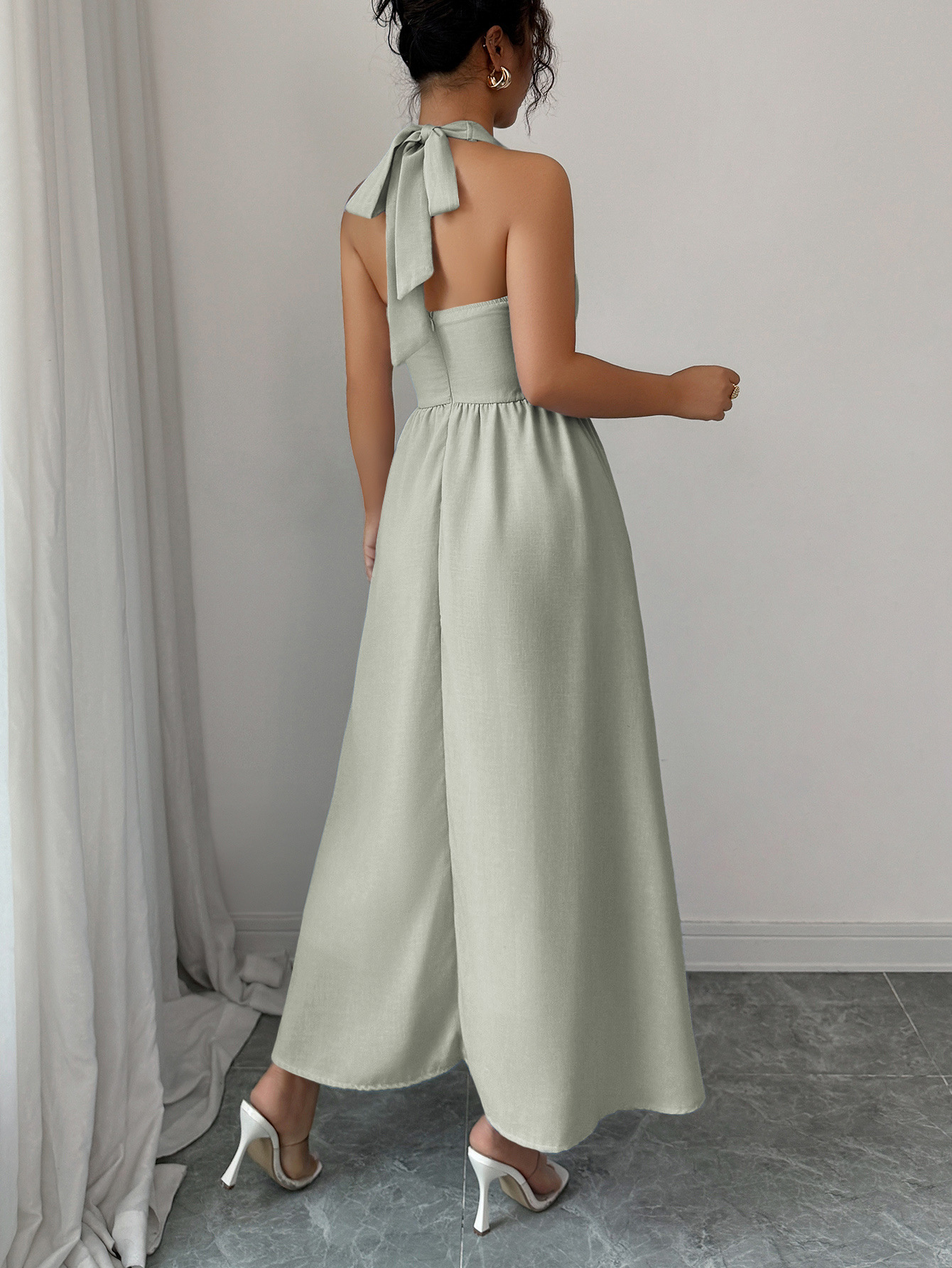 Women's Dress 5 Colors Halter  - đánh giá và giá Maxi Dress Halter