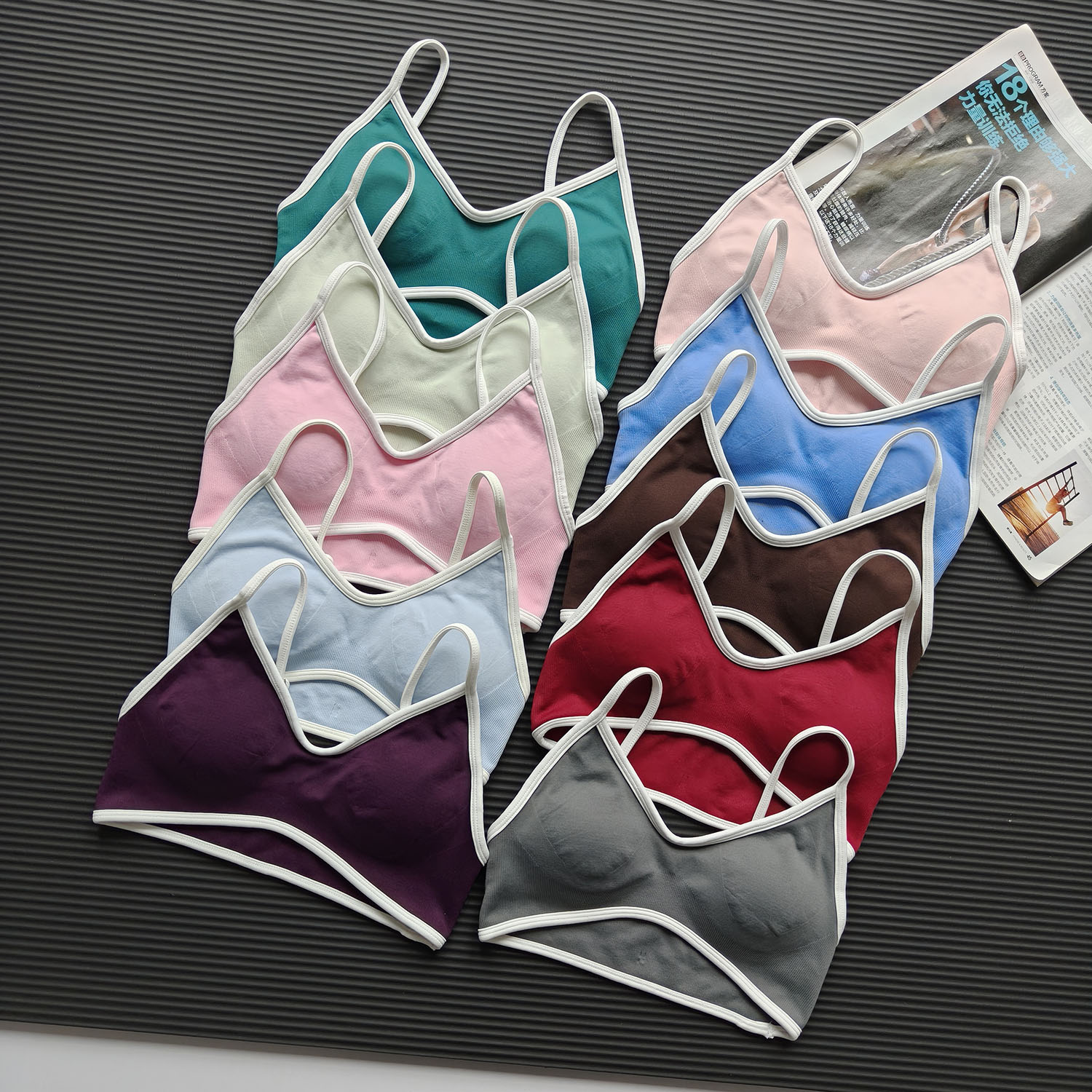 Contrast Color Women's Seamles - đánh giá và giá Crop Top Crochet