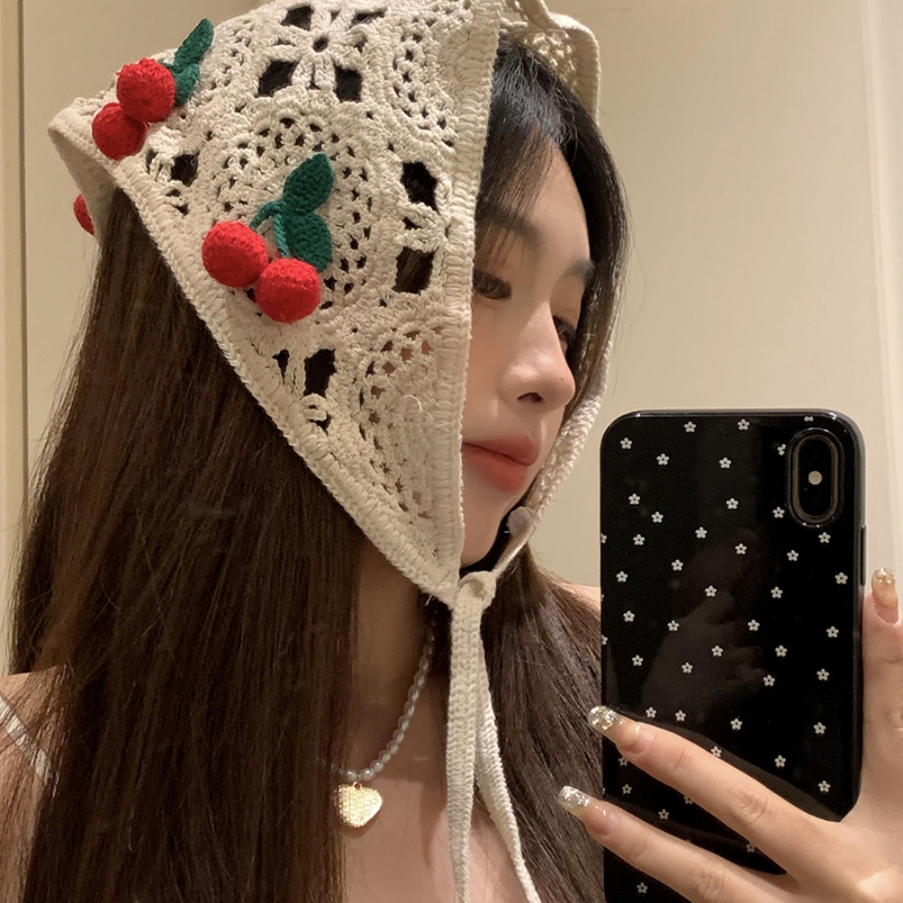 Knitted Triangle Headband Cute - đánh giá và giá Headband Summer Knit