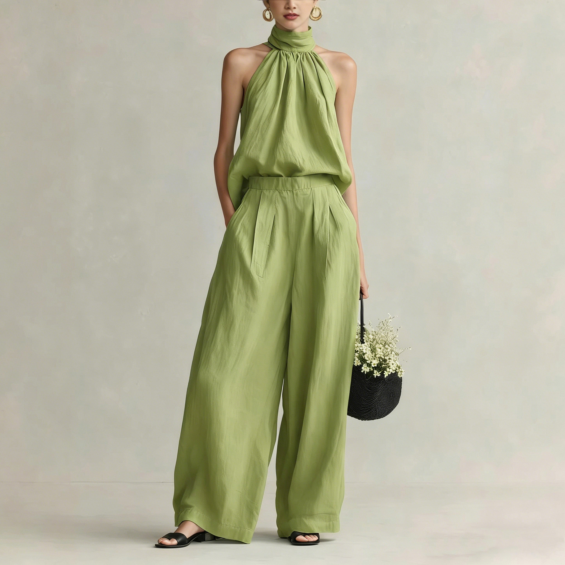 Women's 2026 Summer New Style  - đánh giá và giá Linen Pant Wide