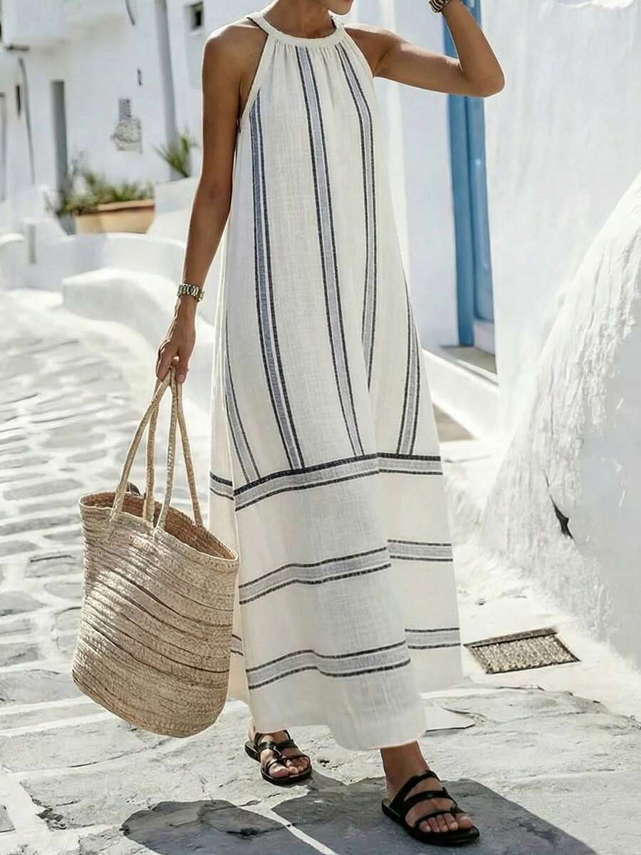 Women Sleeveless Halter Maxi D - đánh giá và giá Maxi Dress Halter