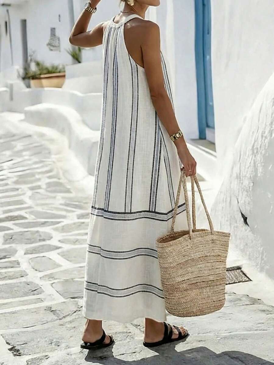 Women Sleeveless Halter Maxi D - đánh giá và giá Maxi Dress Halter
