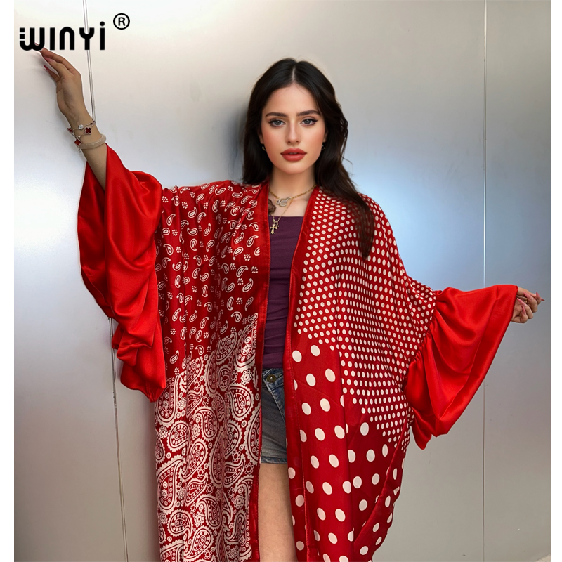 WINYI Summer Kimono party dres - đánh giá và giá Cover Up Kaftan