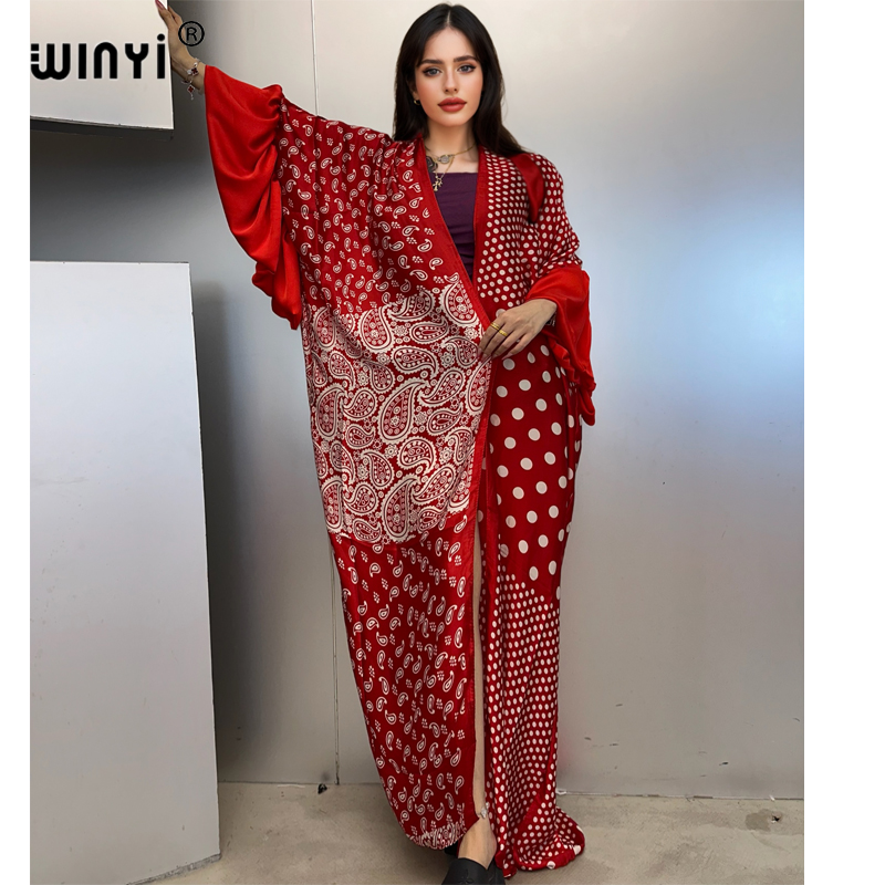 WINYI Summer Kimono party dres - đánh giá và giá Cover Up Kaftan