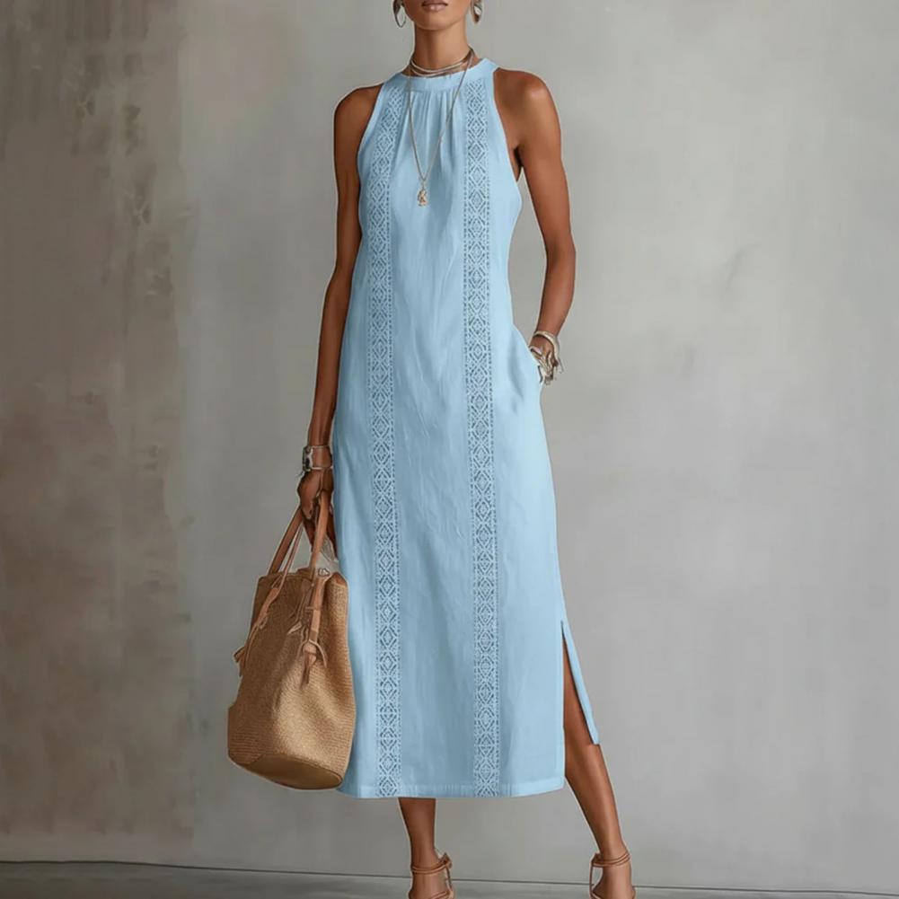 2026 Summer Dress for Women Sl - đánh giá và giá Linen Dress Wrap