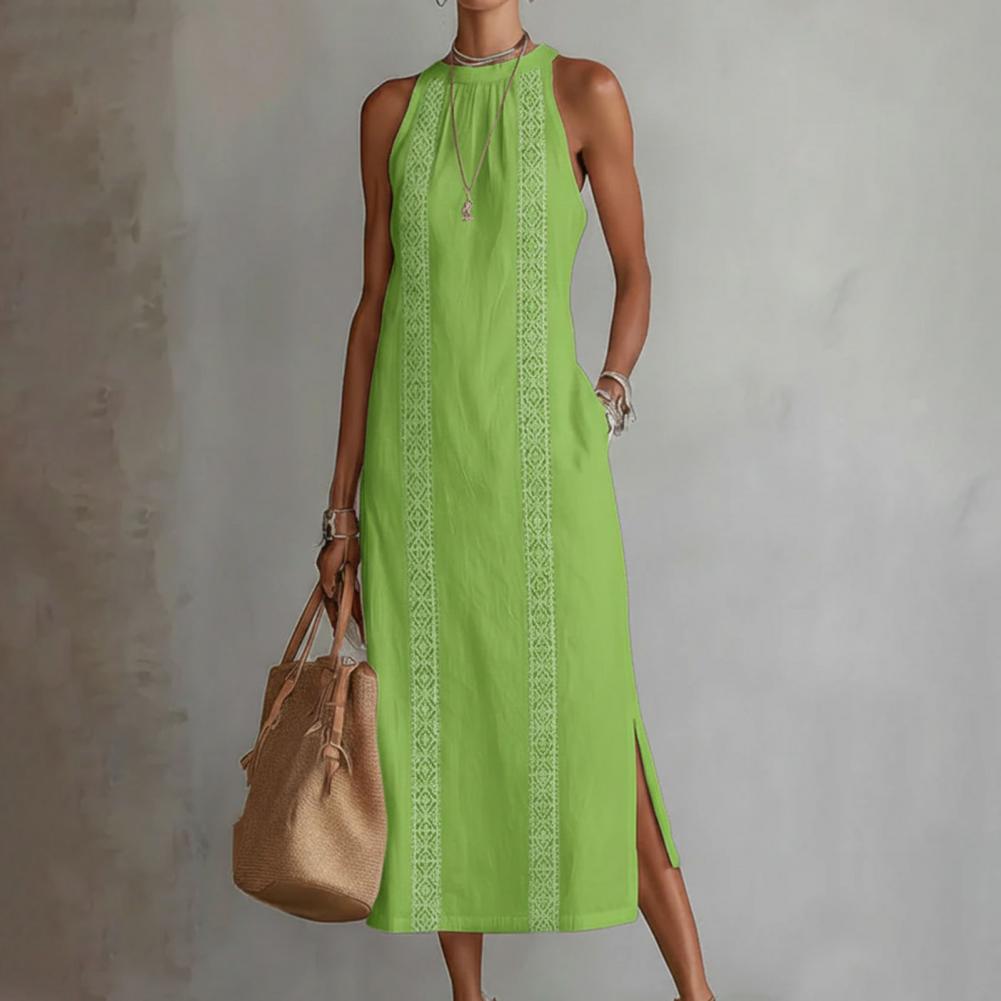 2026 Summer Dress for Women Sl - đánh giá và giá Linen Dress Wrap