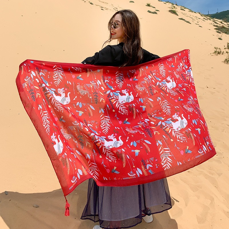 Desert Sun Protection Cotton L - đánh giá và giá Linen Dress Wrap