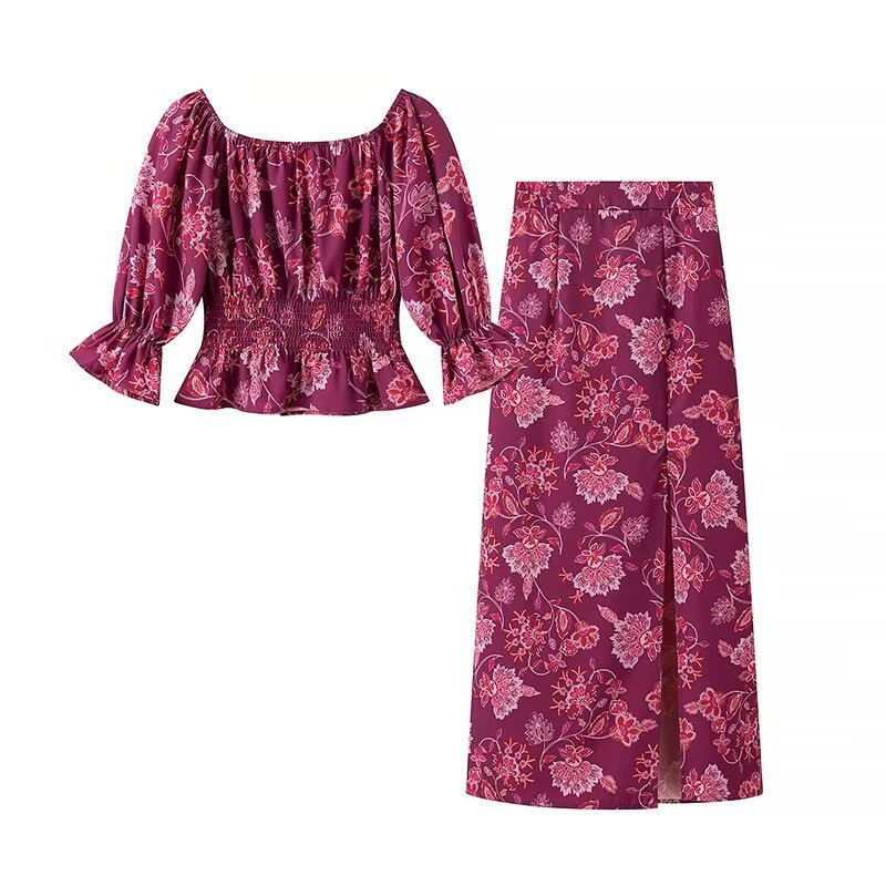 Women's Fashion Printed Off-Sh - đánh giá và giá Blouse Off Shoulder