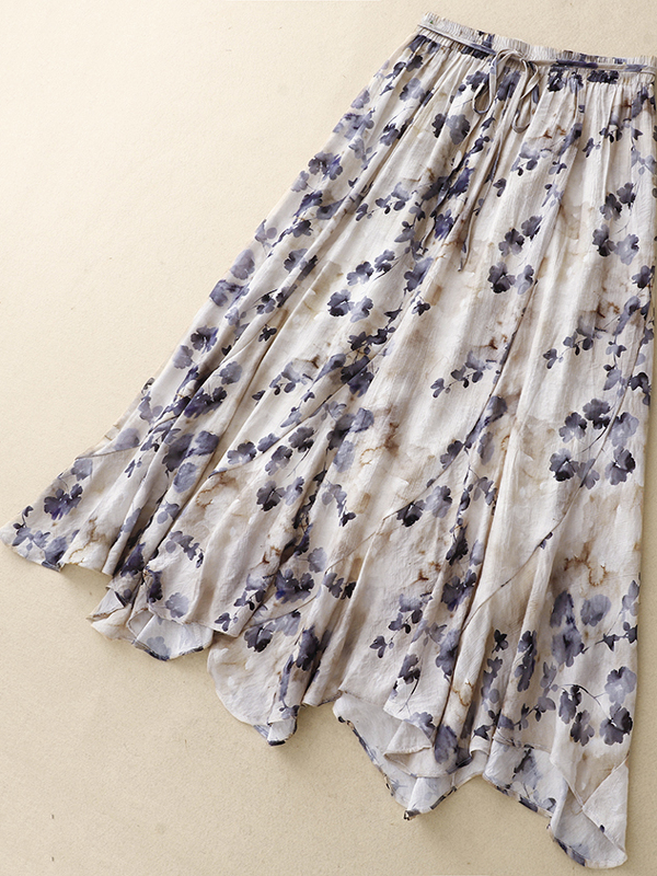 Floral A-Line Skirt Women's El - đánh giá và giá Midi Skirt Floral