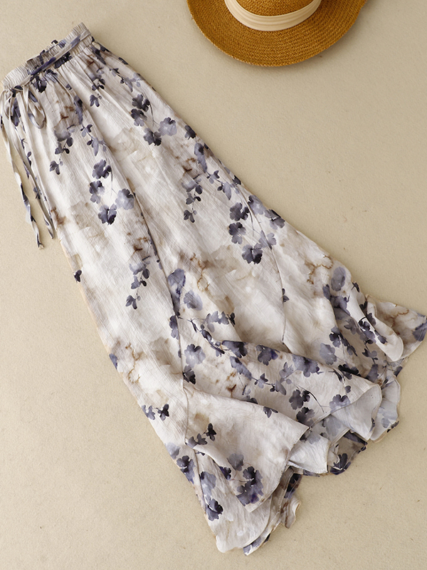 Floral A-Line Skirt Women's El - đánh giá và giá Midi Skirt Floral