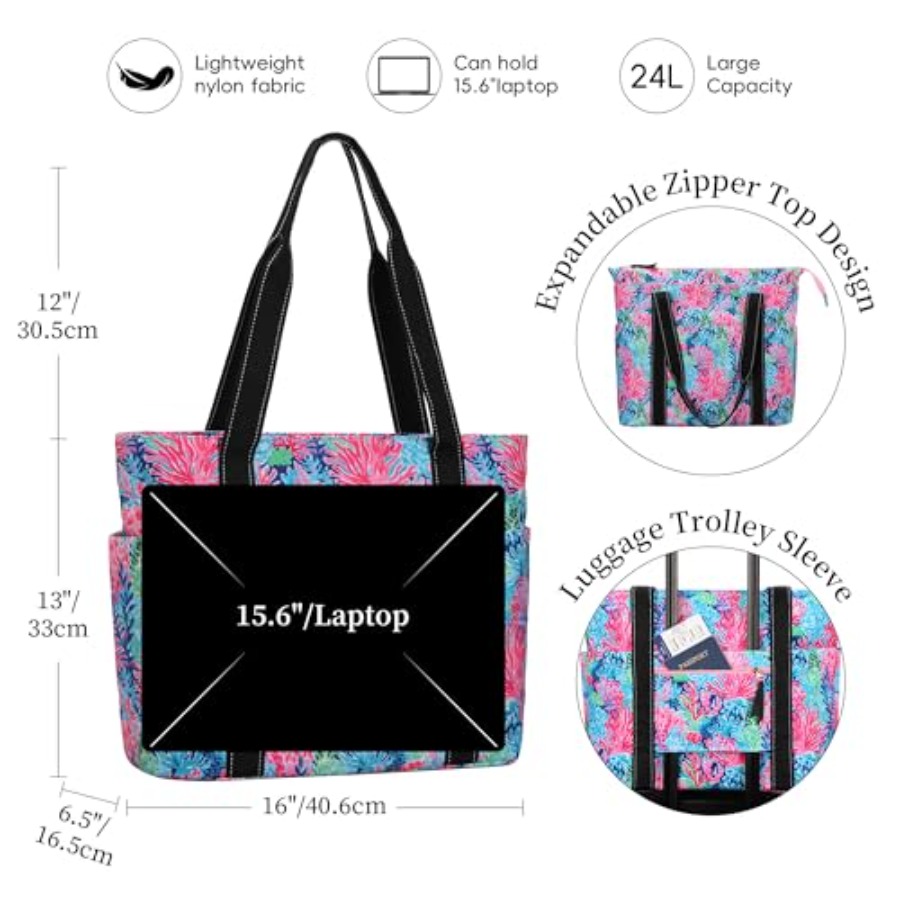 Tote Bag for Women with Laptop - đánh giá và giá Tote Bag Beach