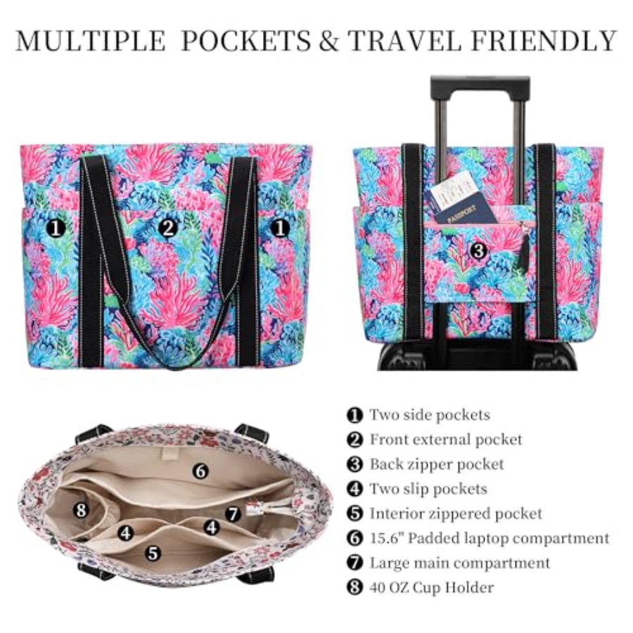 Tote Bag for Women with Laptop - đánh giá và giá Tote Bag Beach
