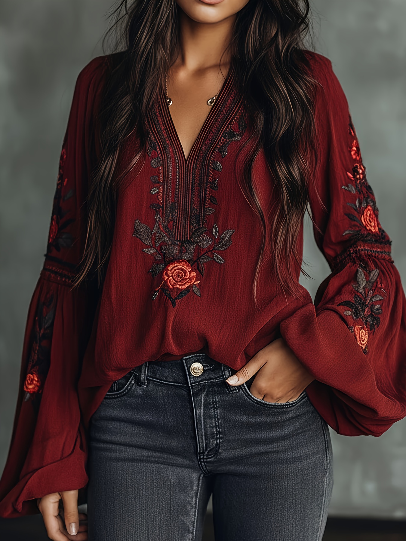 Women‘s Spring Blouse Retro Em - đánh giá và giá Blouse Off Shoulder