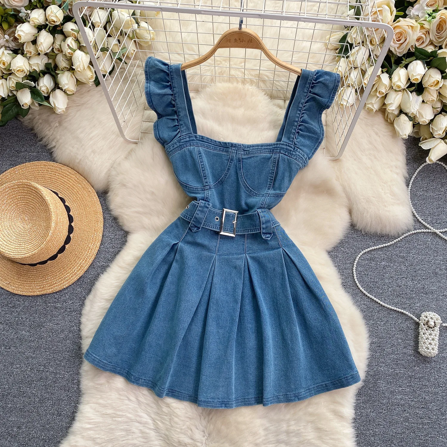 Korean Version of The College  - đánh giá và giá Maxi Dress Halter