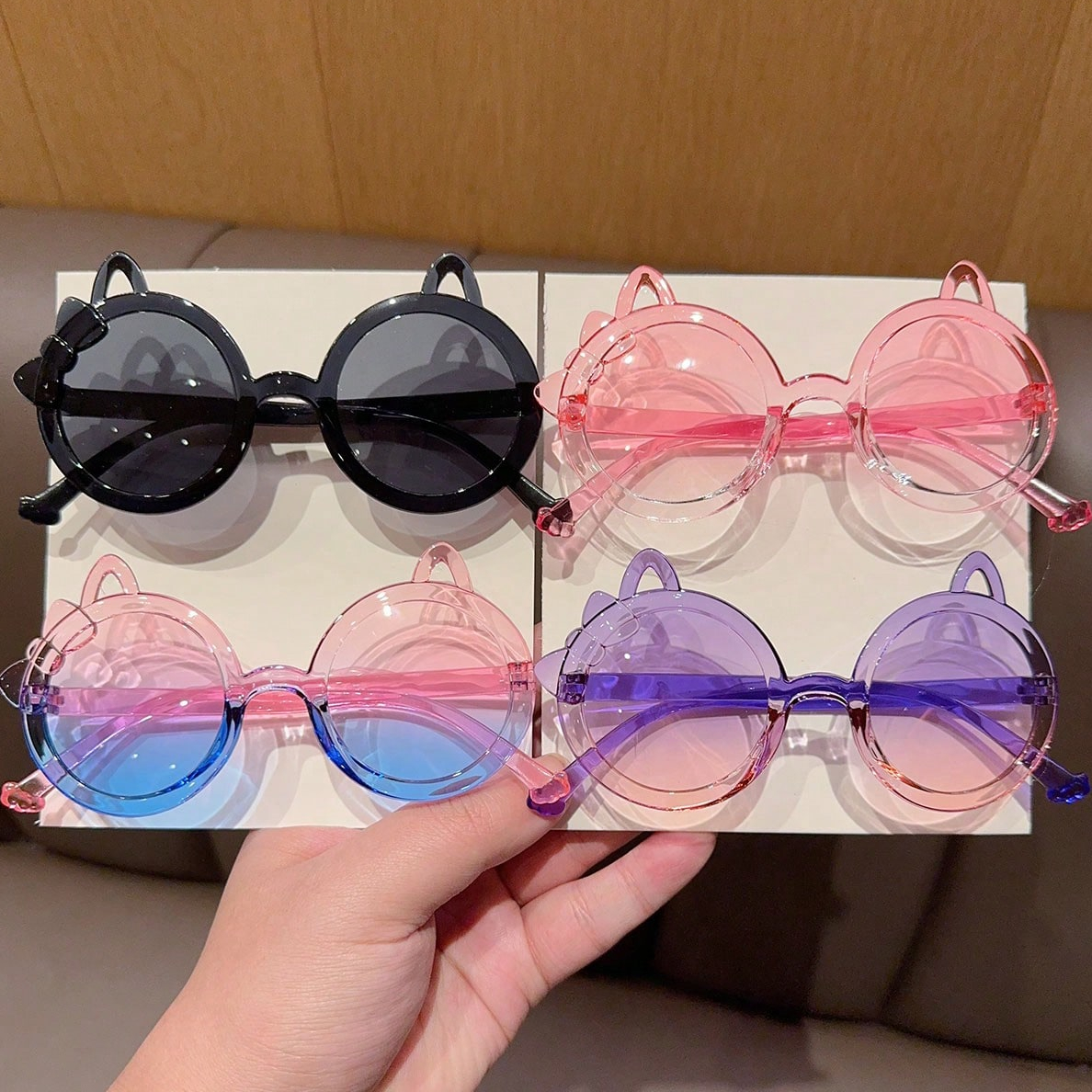 2/4Pcs 2025 Newest Cute Fashio - đánh giá và giá Sunglasses Cat Eye