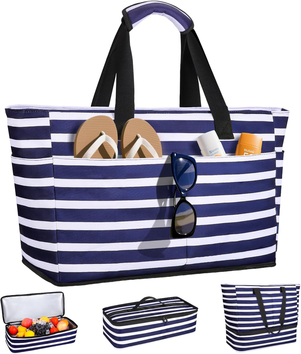 Beach Bag with Cooler, 49L Wat - đánh giá và giá Tote Bag Beach