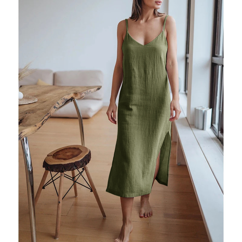 Muslin 100% Cotton Gauze Women - đánh giá và giá Linen Dress Wrap