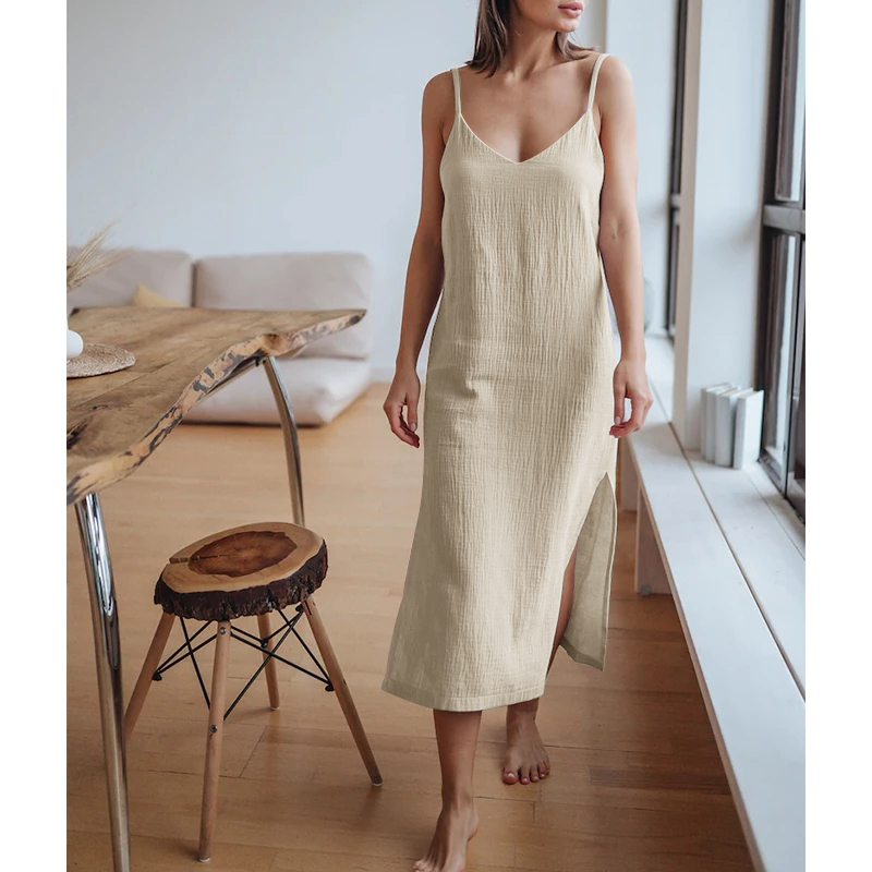 Muslin 100% Cotton Gauze Women - đánh giá và giá Linen Dress Wrap