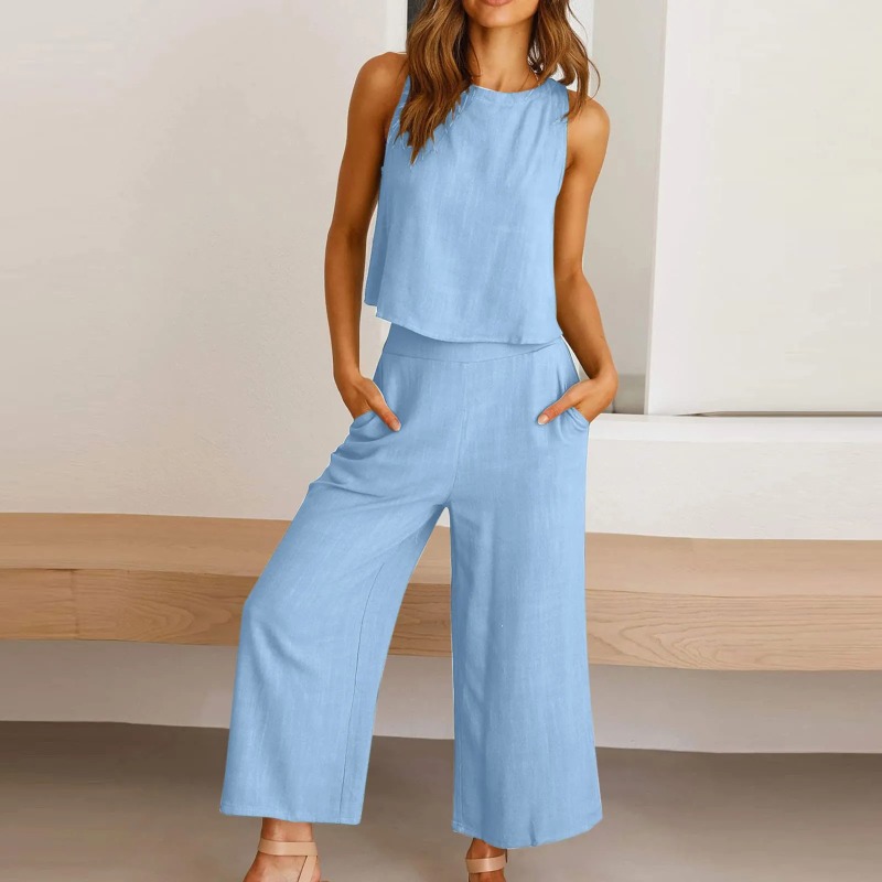 2025 New Summer Tops Cotton Li - đánh giá và giá Linen Pant Wide