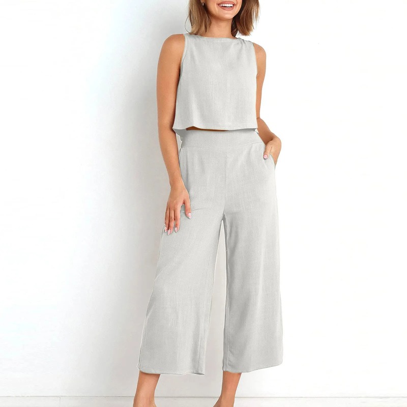 2025 New Summer Tops Cotton Li - đánh giá và giá Linen Pant Wide
