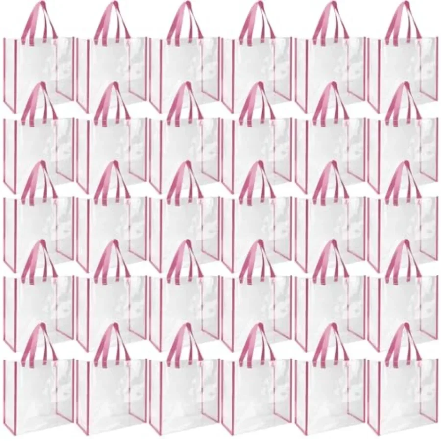 Pack 12x12x6 Inch Clear Tote B - đánh giá và giá Tote Bag Beach