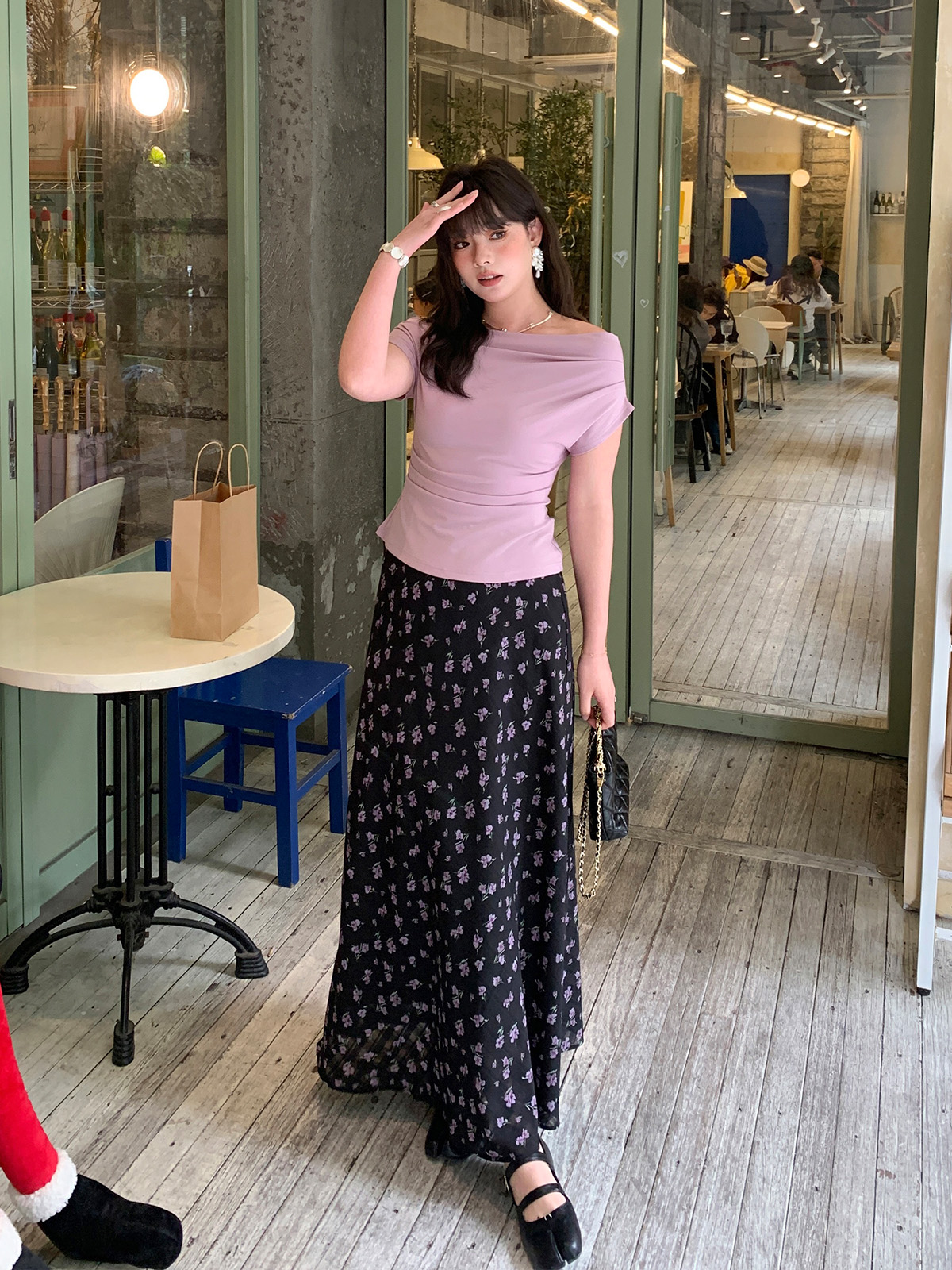 MaLuuuuuu plus Size Women's Fl - đánh giá và giá Midi Skirt Floral