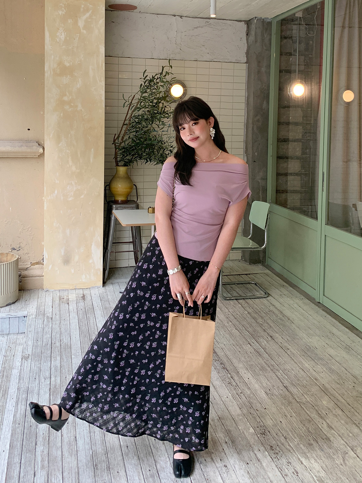 MaLuuuuuu plus Size Women's Fl - đánh giá và giá Midi Skirt Floral