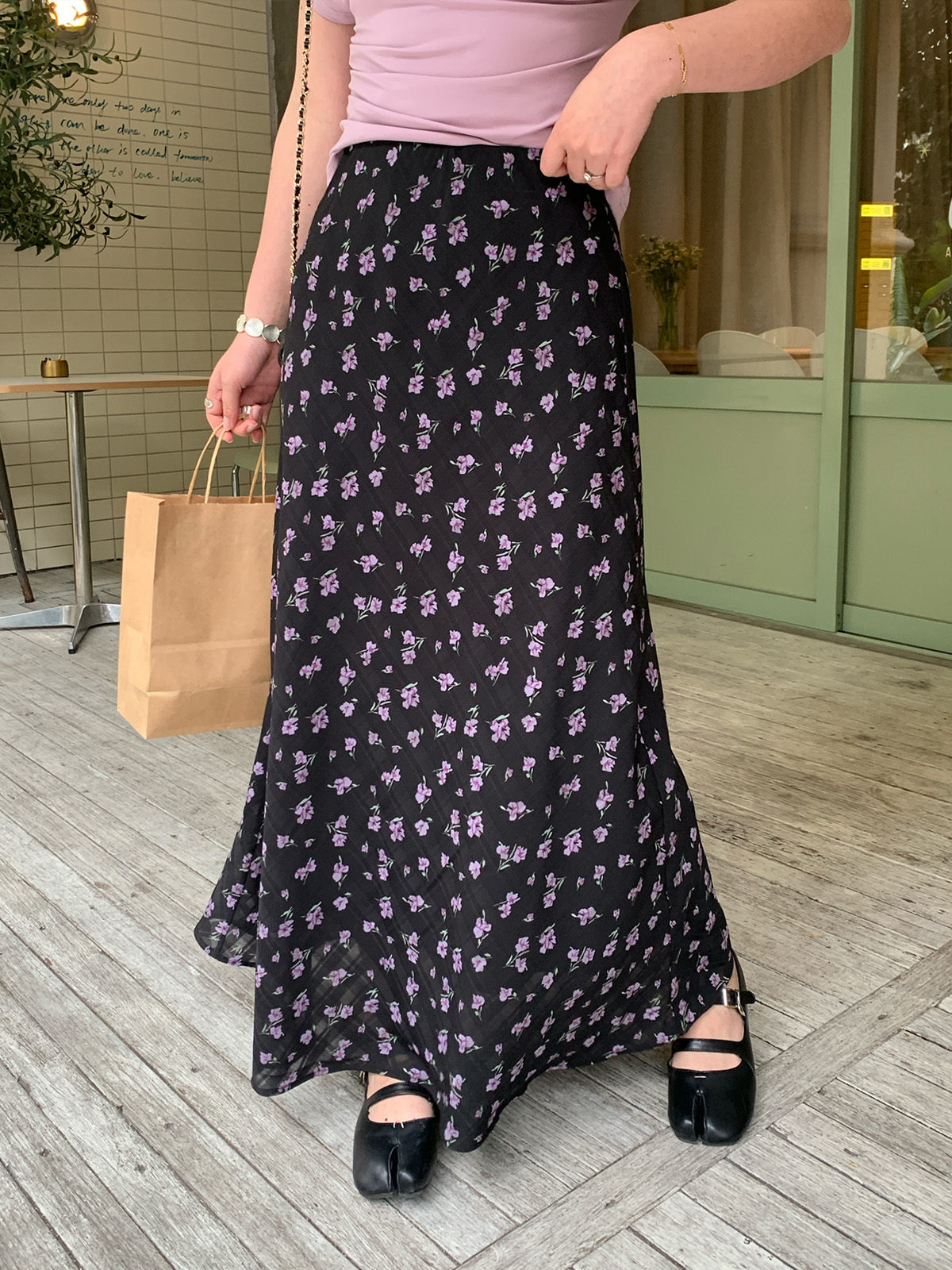 MaLuuuuuu plus Size Women's Fl - đánh giá và giá Midi Skirt Floral