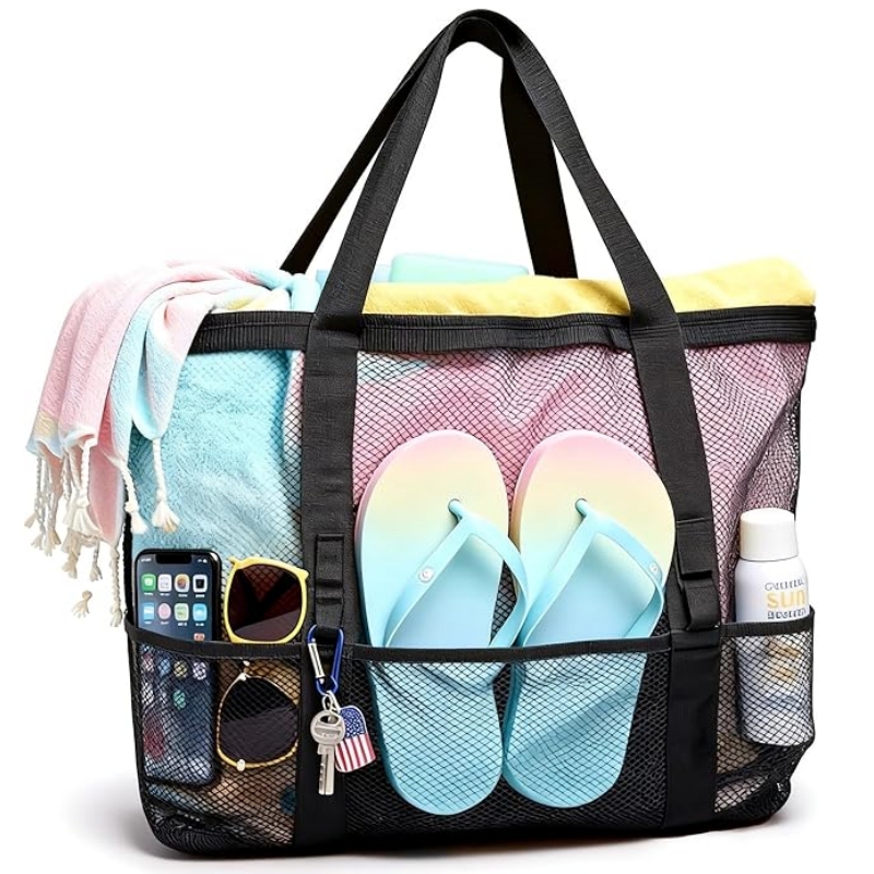 Travel Mesh Beach Bag for Wome - đánh giá và giá Tote Bag Beach