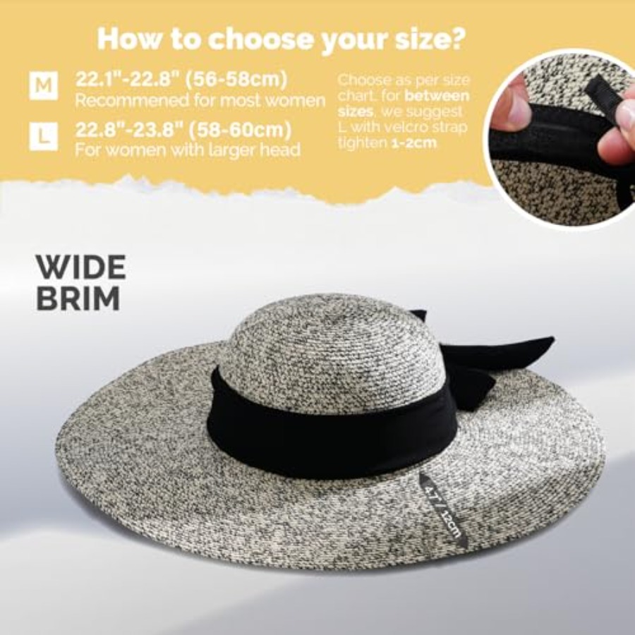 Hat Hut Wide Brim Beach Sun Ha - đánh giá và giá Hat Floppy Wide