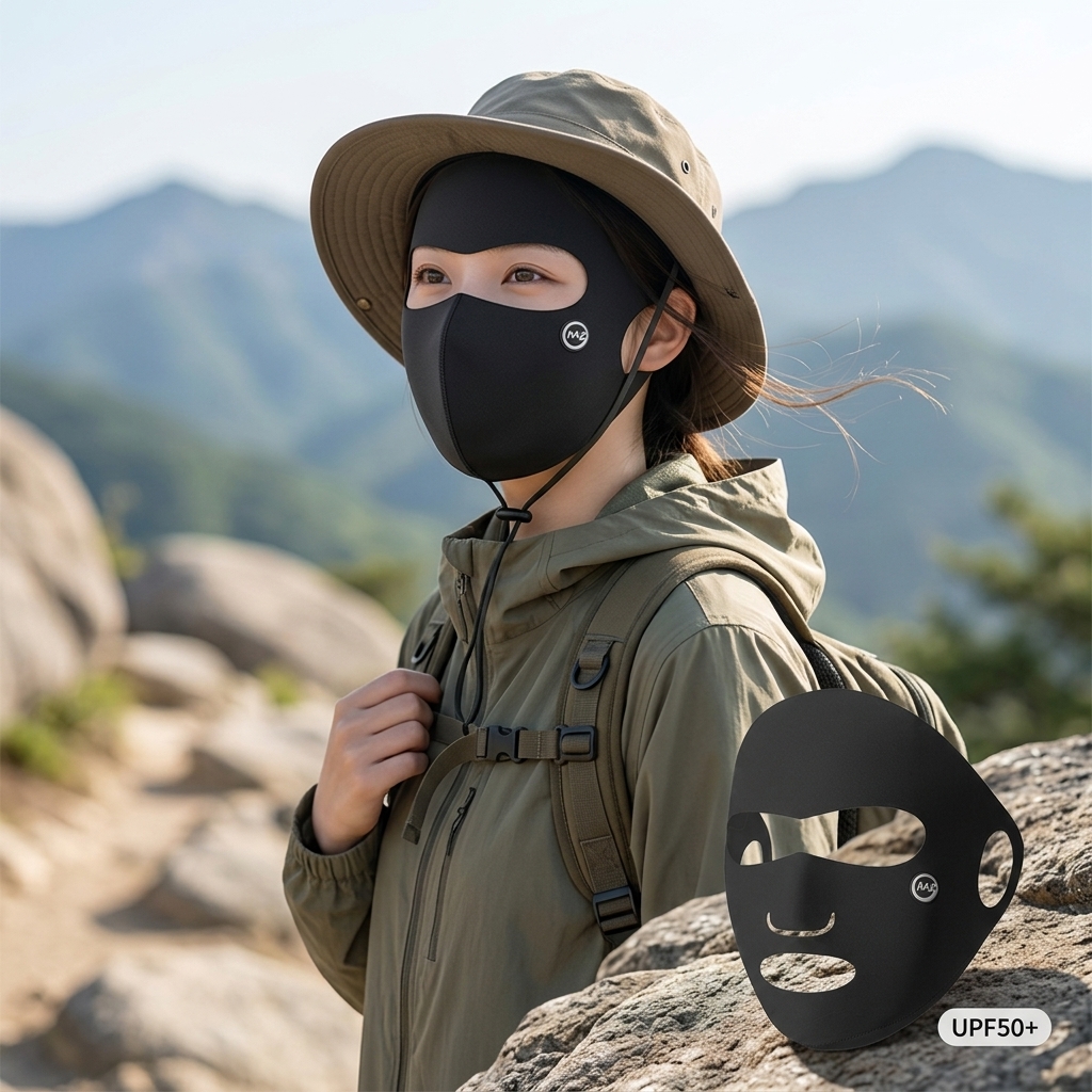 Ice Silk Sun Protection Mask F - đánh giá và giá Headband Summer Knit