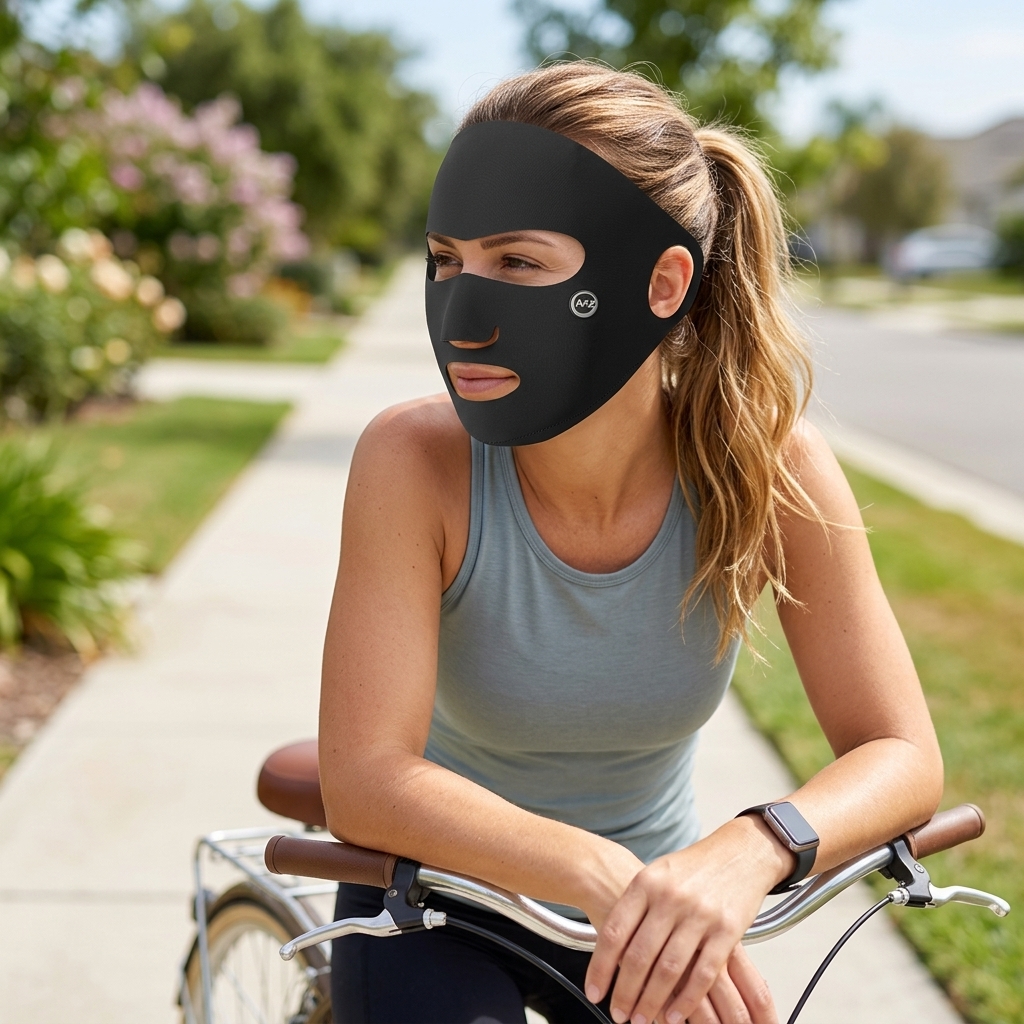 Ice Silk Sun Protection Mask F - đánh giá và giá Headband Summer Knit