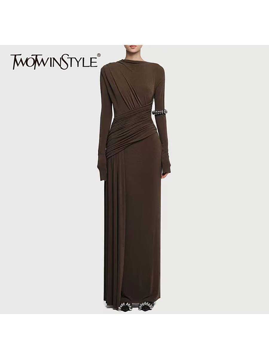 TWOTWINSTYLE Solid Slimming Dr - đánh giá và giá Linen Dress Wrap