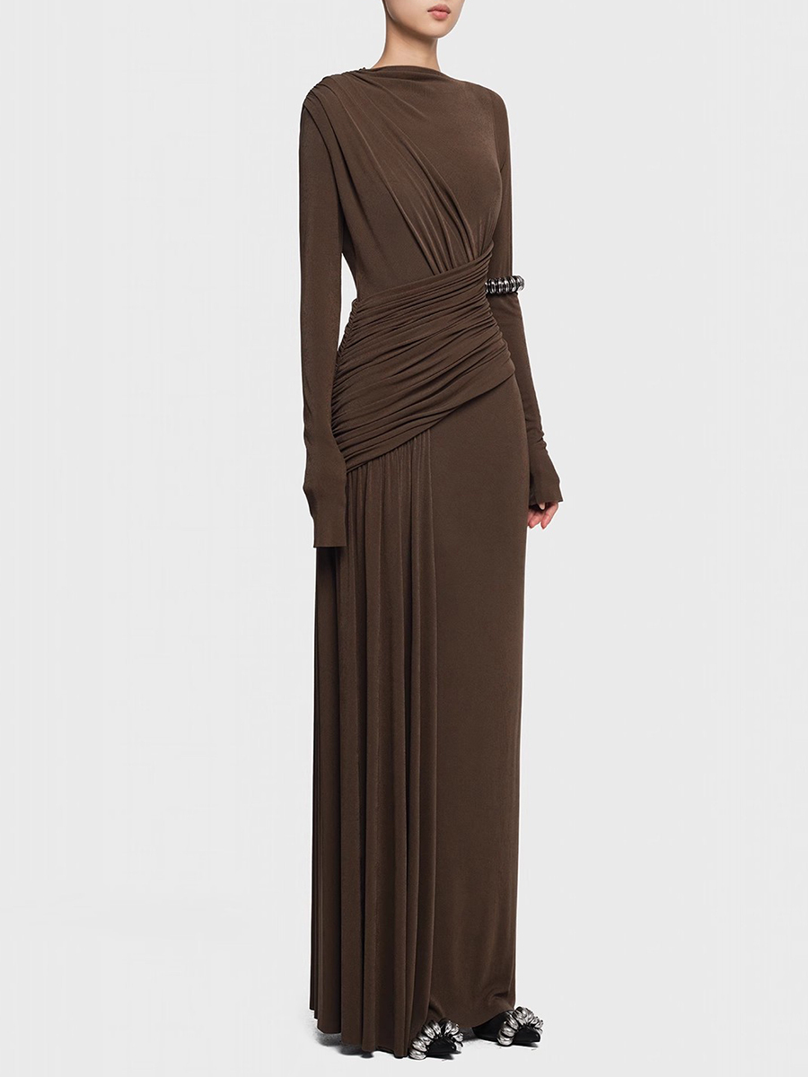 TWOTWINSTYLE Solid Slimming Dr - đánh giá và giá Linen Dress Wrap