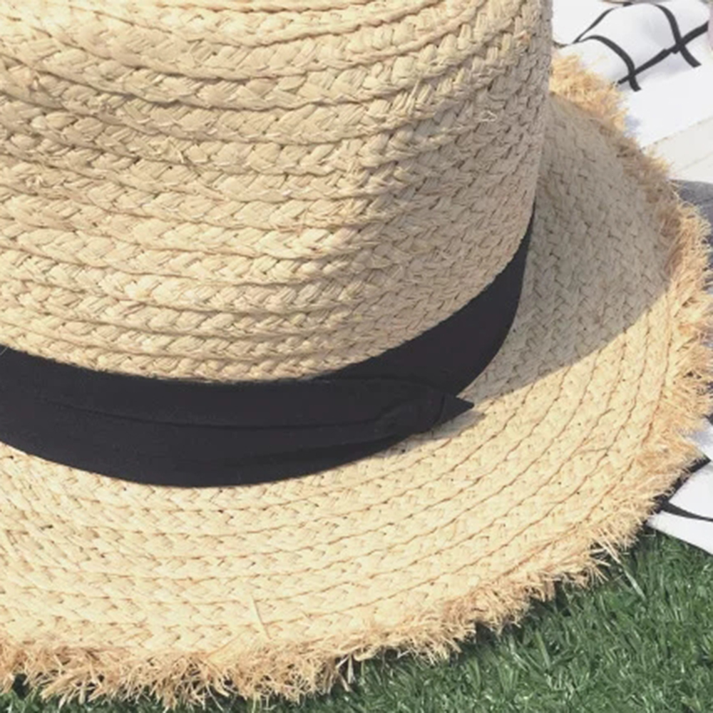 new Wide Brim Raffia Sun Hat f - đánh giá và giá Hat Floppy Wide