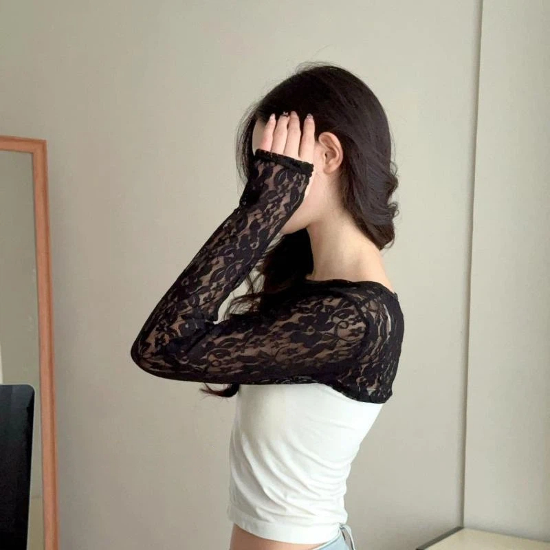 Sexy Hollow Out See Through La - đánh giá và giá Crop Top Crochet