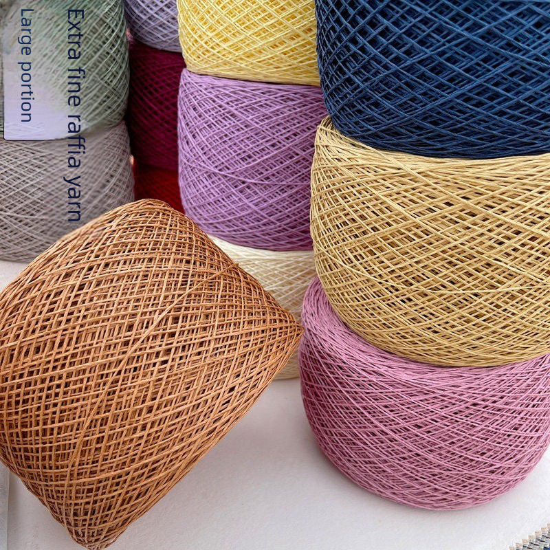 250g Thin Paper Raffia Yarn fo - đánh giá và giá Crochet Bag Raffia