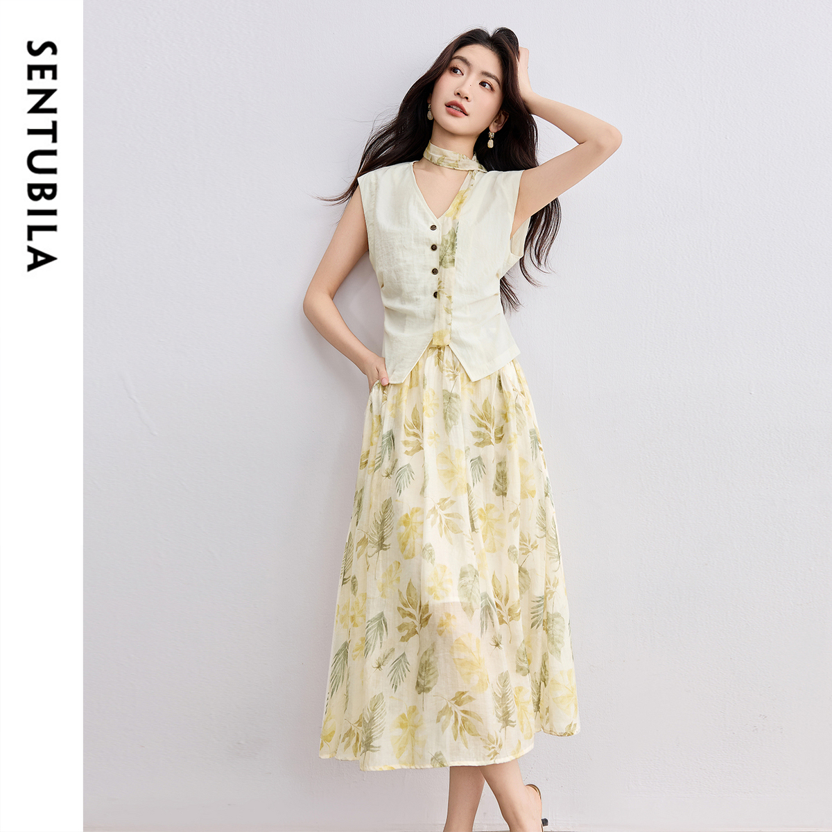 SENTUBILA Elegant Skirt Holida - đánh giá và giá Midi Skirt Floral
