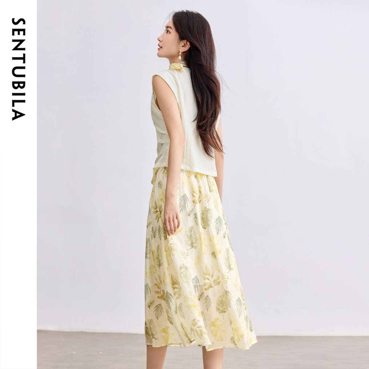 SENTUBILA Elegant Skirt Holida - đánh giá và giá Midi Skirt Floral