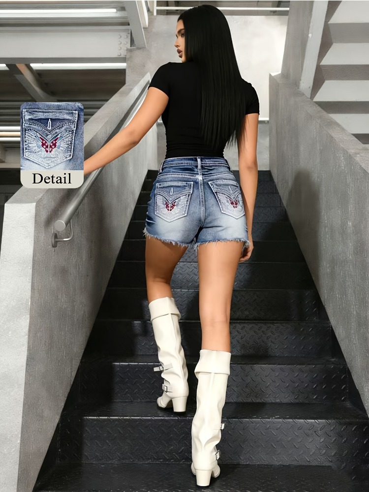 OIQERE 2026 New Vintage Washed - đánh giá và giá Shorts Denim Frayed