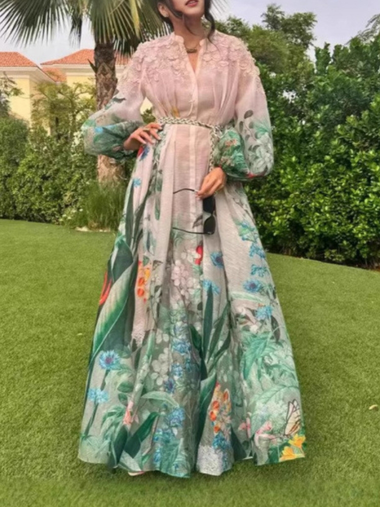 Elegant Maxi Dress for Women V - đánh giá và giá Linen Dress Wrap
