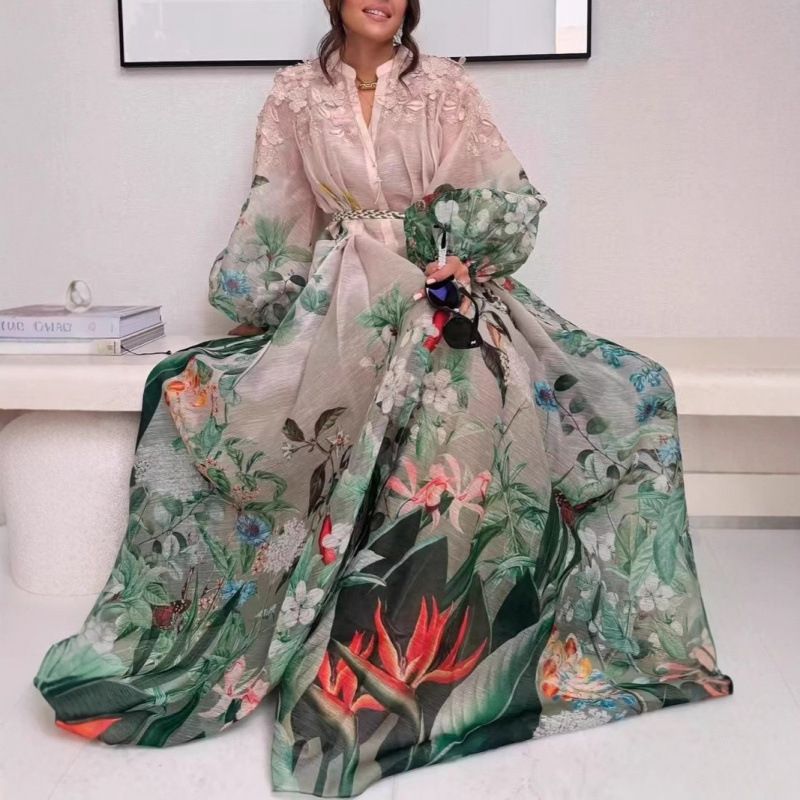 Elegant Maxi Dress for Women V - đánh giá và giá Linen Dress Wrap